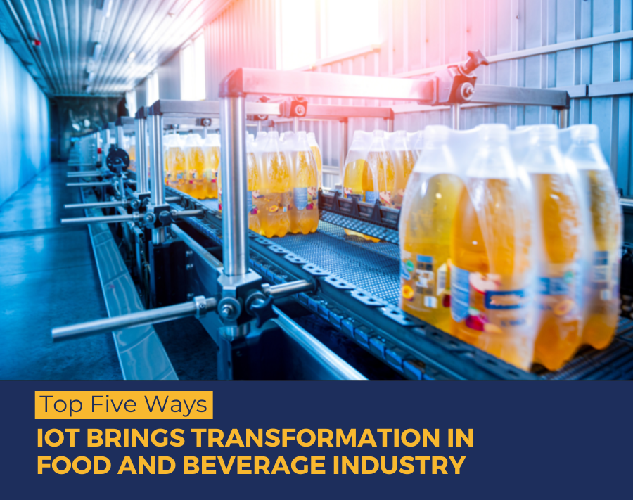 Top Five Ways IoT Brings Transformation in Food and Beverage Industry